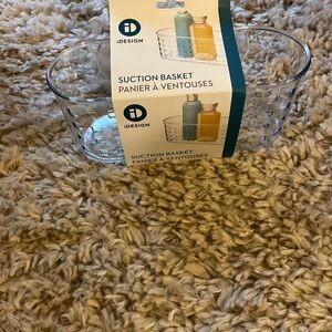 iDesign Clear Suction Basket